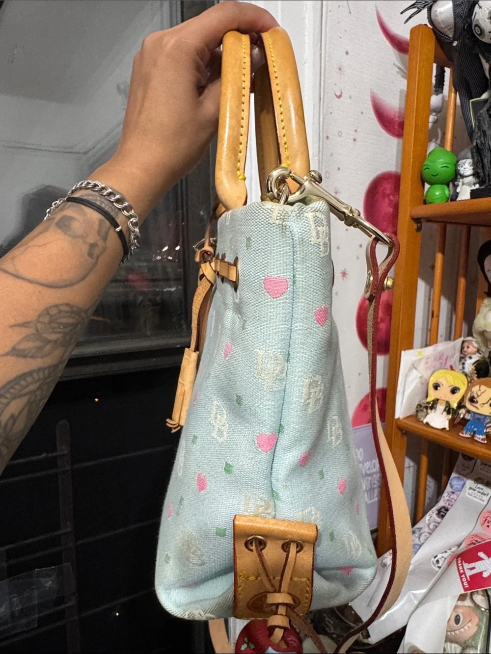 Dooney & Bourke tan leather